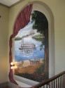 1024 Courthouse mural in stairwell, 2007